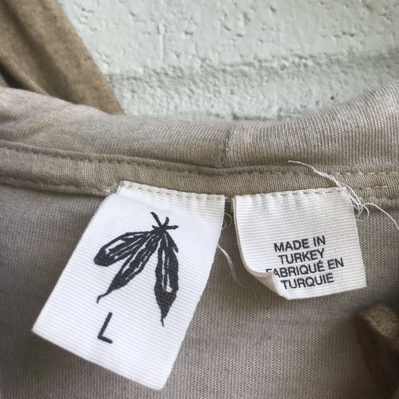 Urban Outfitters Men Yellow Layered Hooded Tee - Picture 4 of 6